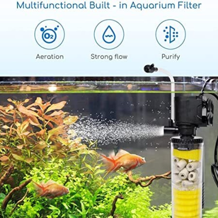 Skimmer Jy 03 Surface Skimmer With Pump I Surface Skimmer For Aquariums 300  L/h I Internal Filter Filter Aquarium Filter Nano Aquarium Accessories