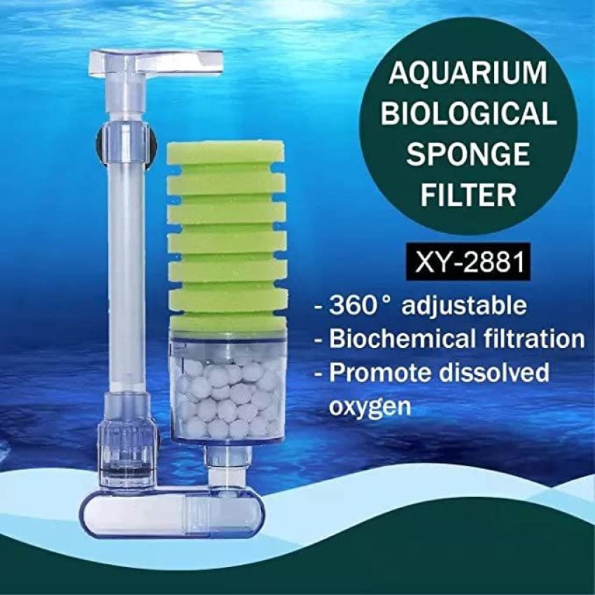 Aquarium Filter Air Pump Sponge Biochemical Oxygen Pump For Mini Fish Tank  Supplies(xy-2885)