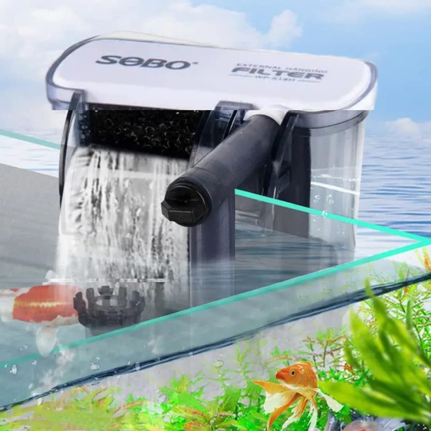 VAYINATO Sobo WP 618H Hang On Filter For Small Fish Tank Upto 1.5