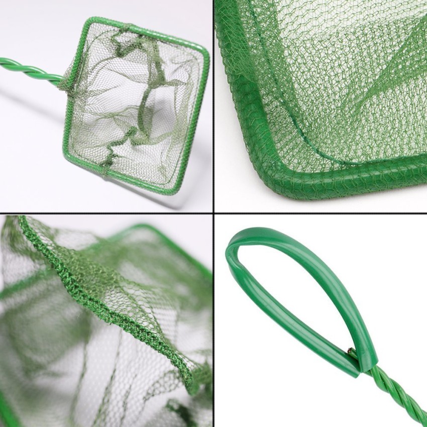 HOIVA (Pack of 1 )Fish Net with Handle for Aquarium Fish Tank Pond