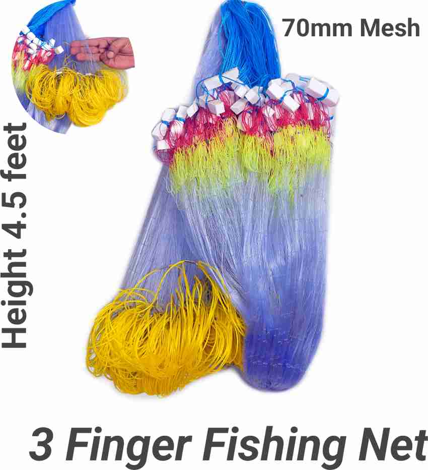 MS NET 3 FINGER 70mm GILLNET LEAD SINKER, HEIGHT 4.7 FT, UP LENGHT 50 FT  Aquarium Fish Net Price in India - Buy MS NET 3 FINGER 70mm GILLNET LEAD  SINKER, HEIGHT