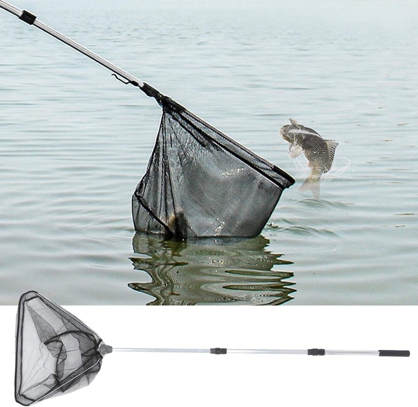 for Fish Fish Landing Net Portable Nonslip Grip Rubberized