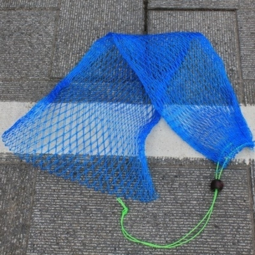 Fishers cart Fish keep net bag ( HDPE blue fish storage net