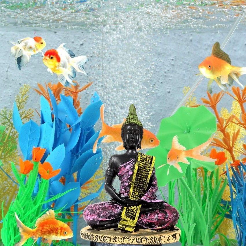 Petzlifeworld Buddha Meditating Statue Perfect for Aquarium Fish