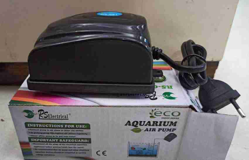RS ELECTRICAL aquarium fish tank oxygen air pump 3wt Air Aquarium Pump Price  in India - Buy RS ELECTRICAL aquarium fish tank oxygen air pump 3wt Air  Aquarium Pump online at