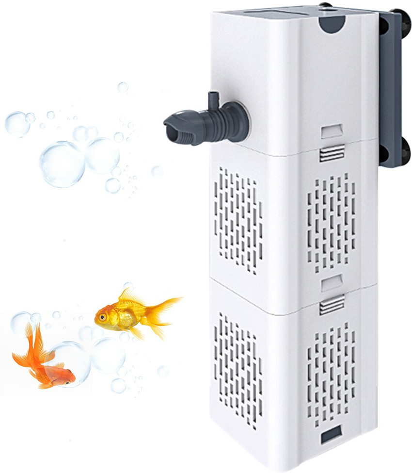 Qpets Filters Fish Tank Filter with Oxygen Generator Water
