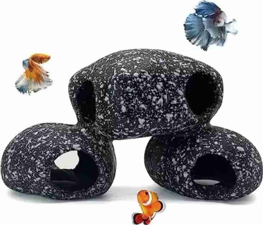 KizzyPets Aquarium Stone Look Rock For Fish To Play And Hide Decor Ornaments River Rock Unplanted Substrate Price in India Buy KizzyPets Aquarium Stone Look Rock For Fish To Play And