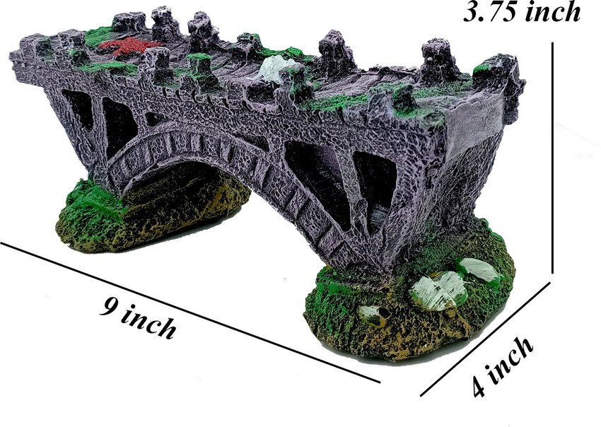 Bridge aquarium decoration top