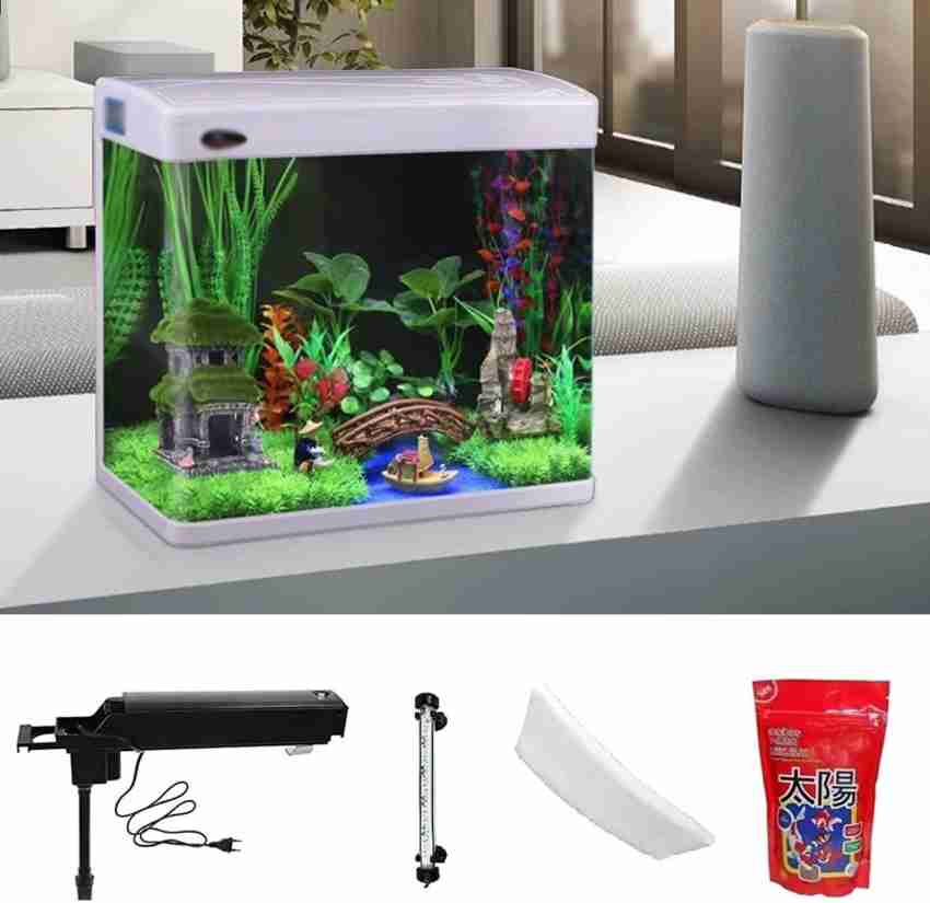 Despacito 7Litre Aquarium Fish Tank for Home Big Size(Tank  Size:21x14x24cm-color May Vary) Rectangle Aquarium Tank Price in India -  Buy Despacito 7Litre Aquarium Fish Tank for Home Big Size(Tank  Size:21x14x24cm-color May Vary)