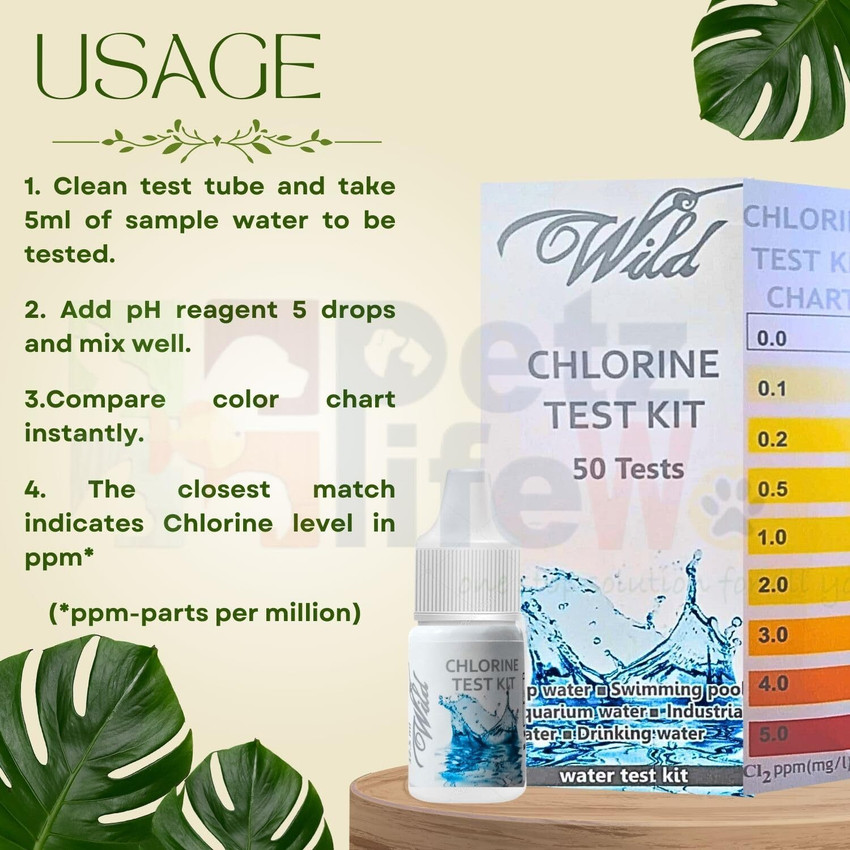 Chlorine test cheap kit aquarium