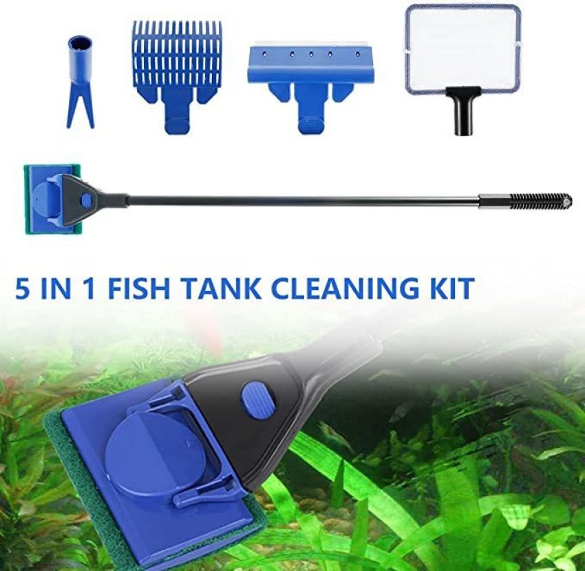 VAYINATO 5 in 1 Aquarium Cleaning and Maintenance Kit with Fish