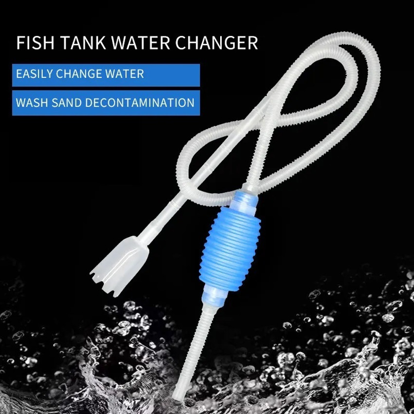 Aquarium water changer pump top