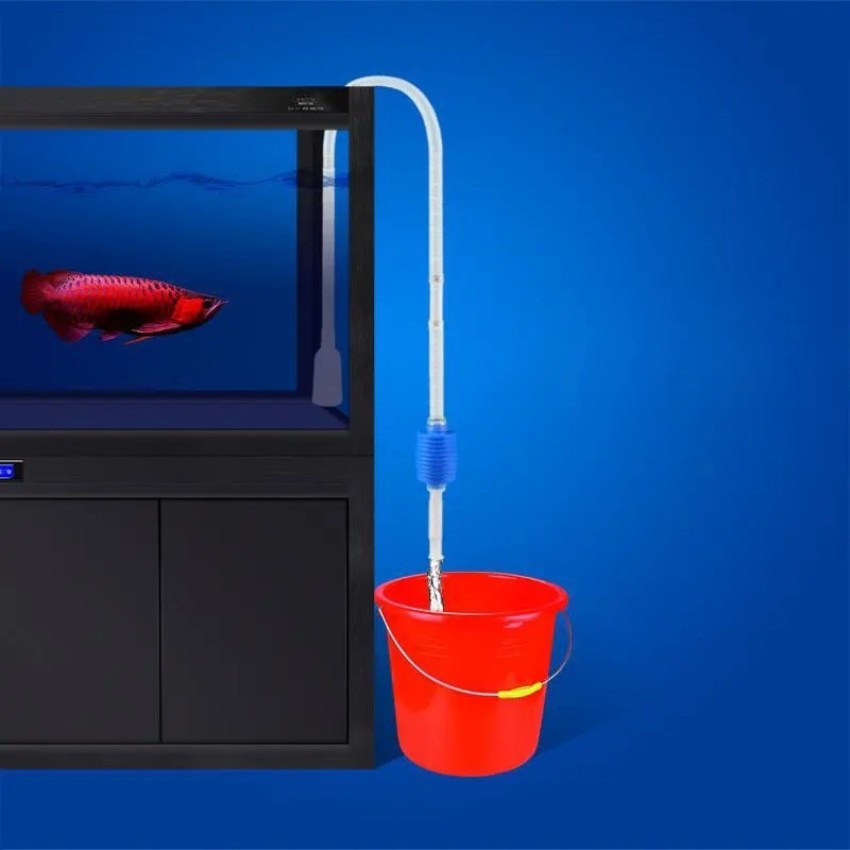 Siphon 1.5 Metre Pipe for Aquarium - Gravel Cleaner Aquarium Water Changer  Pump