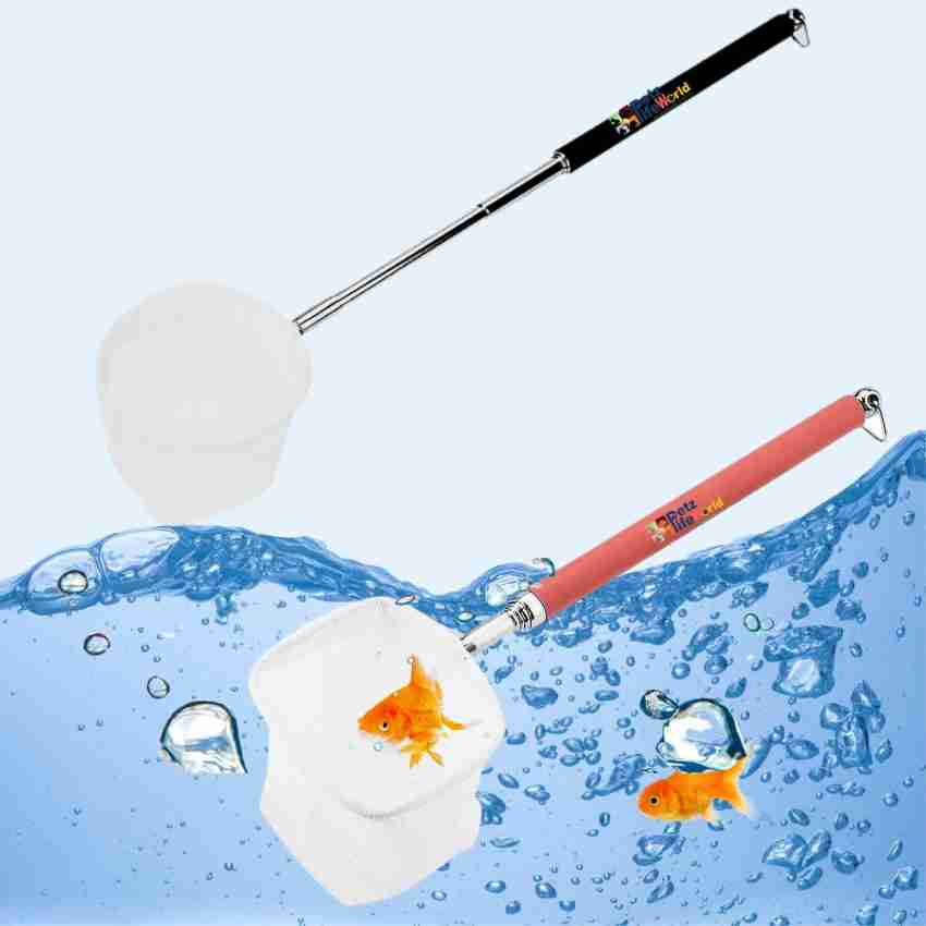 Extendable Shrimp Catching Net For Shrimp and Small Fish With Stainles –  PetzLifeWorld