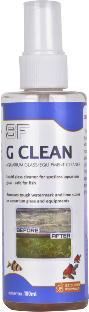 Aquarium glass shop cleaner liquid