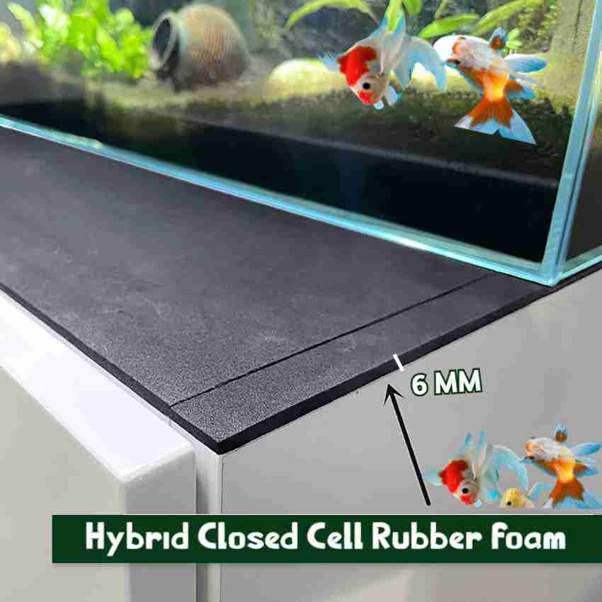 Base rubber mat for aquarium