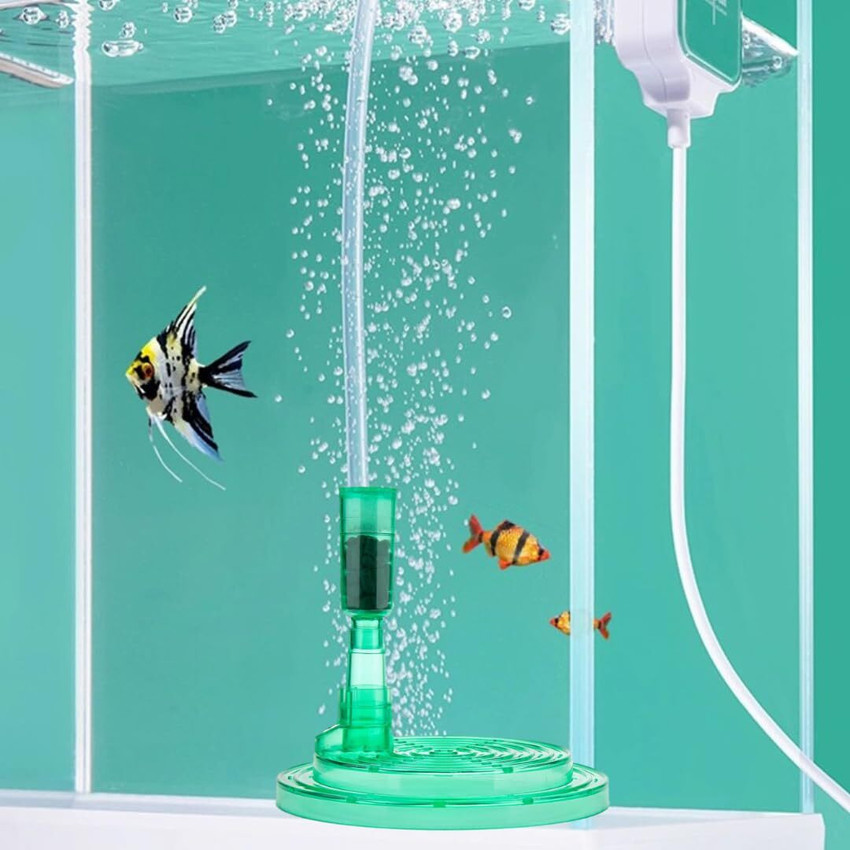 VAYINATO AIM Aquarium Fish Bowl Filter with Airpump Air Tube