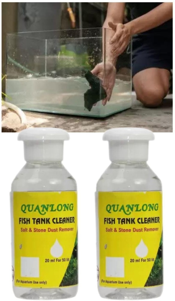 VAYINATO Quanlong (Pack of 2*20ml) Aquarium Glass Cleaner