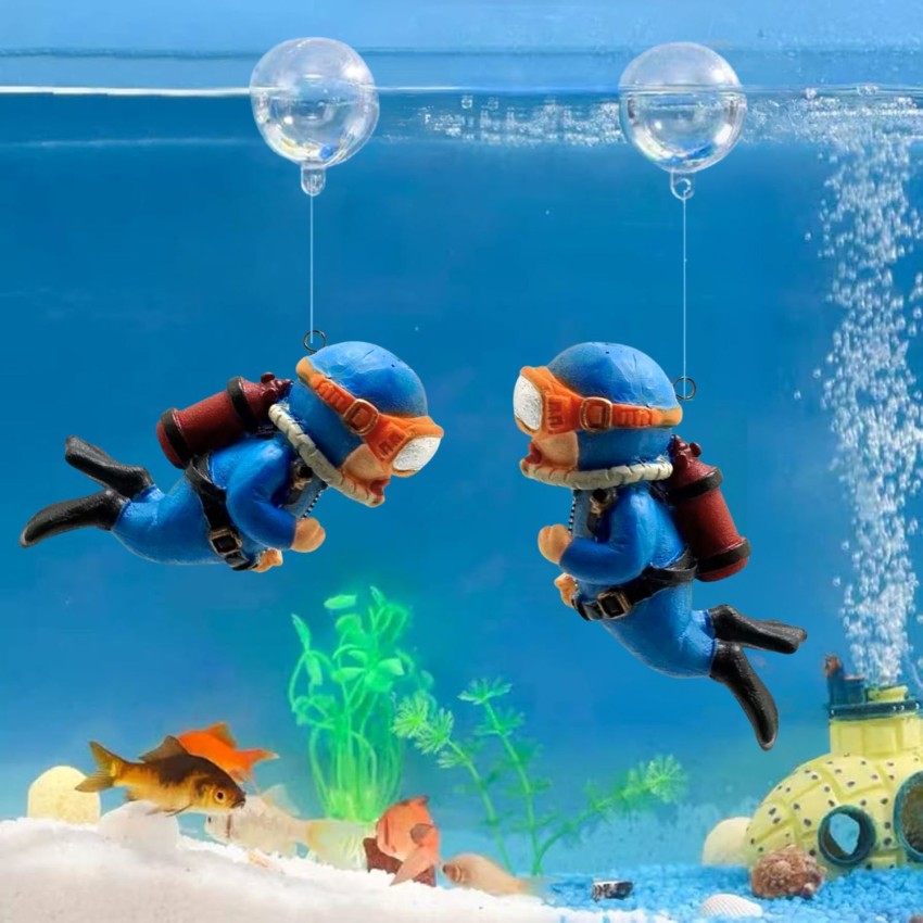 Floating fish tank decorations best sale