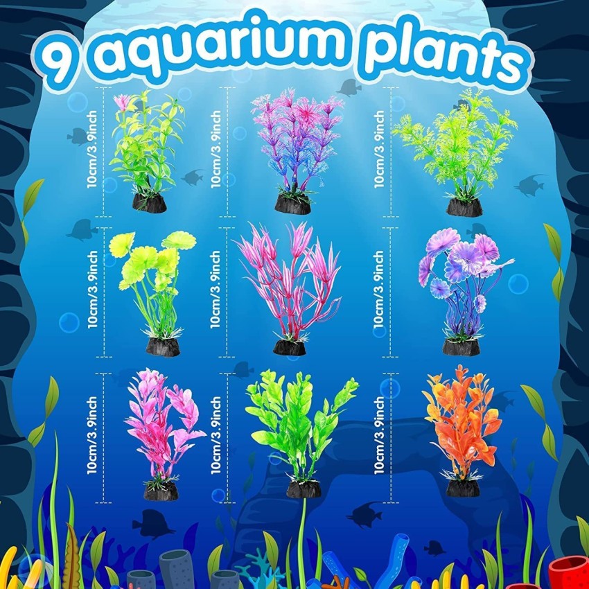 PetzLifeworld Aquarium Fish Tank Decorative Artificial 4 inch