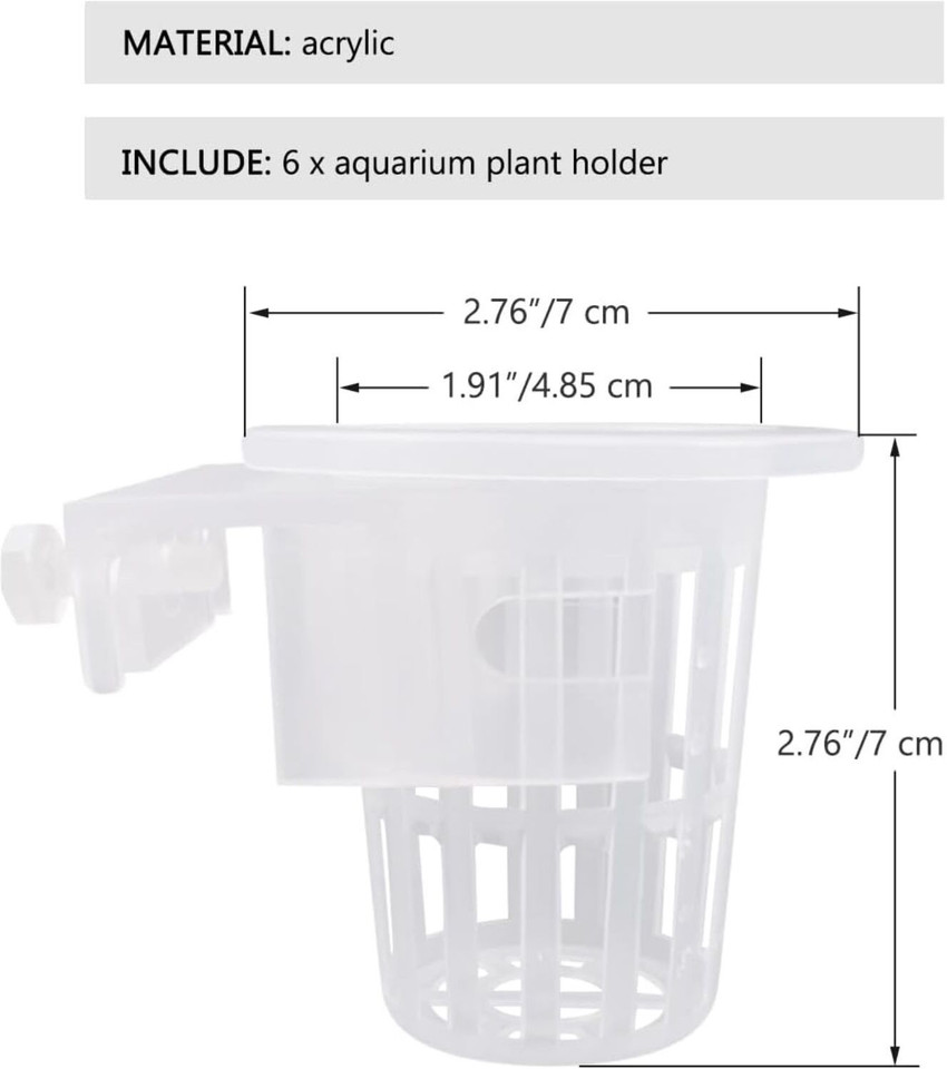 Mesh aquarium plant pots best sale
