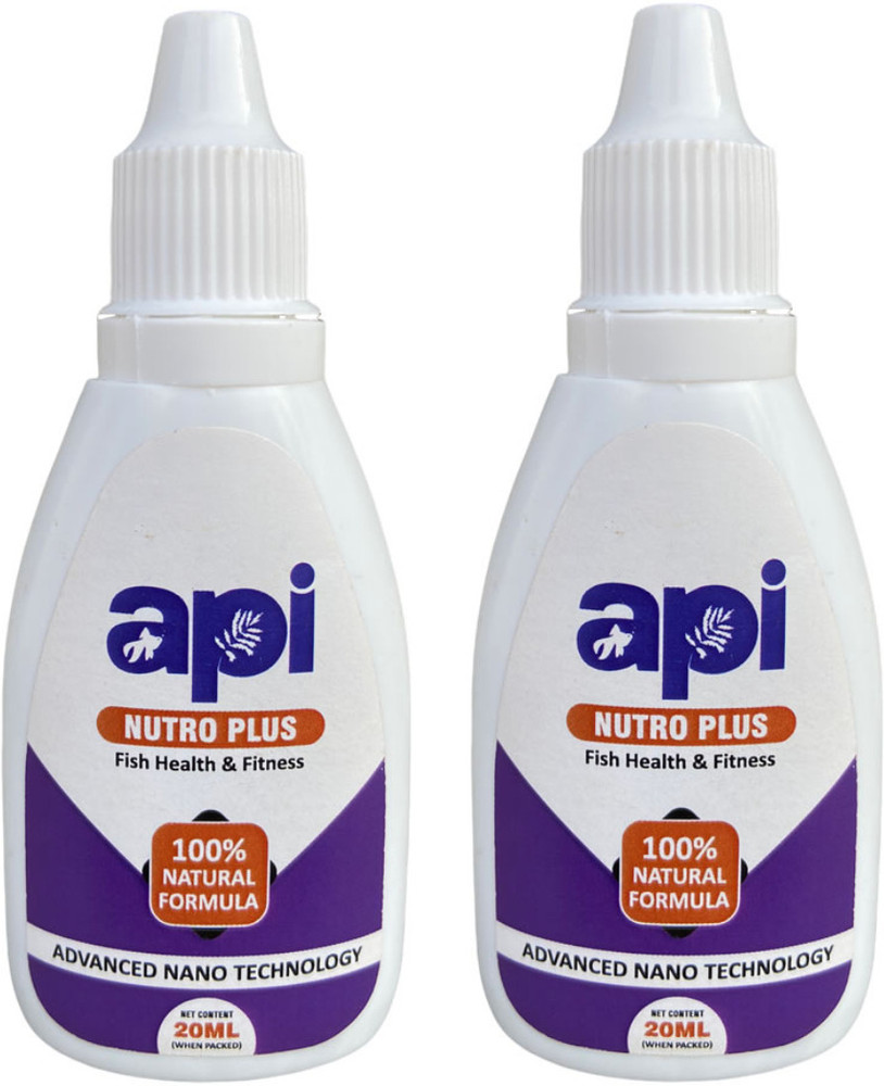 VAYINATO API Nutro Plus 20ML Pack of 2 For Fish Health