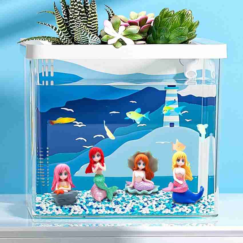 Little mermaid fish tank decorations online
