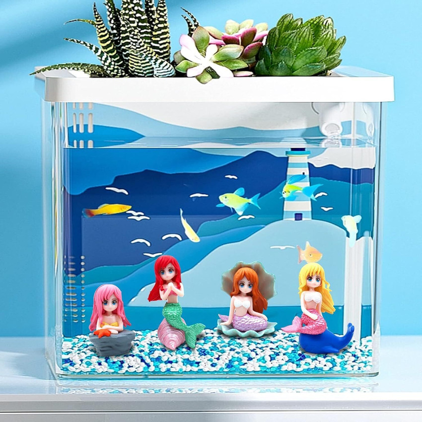 Little mermaid fish tank clearance