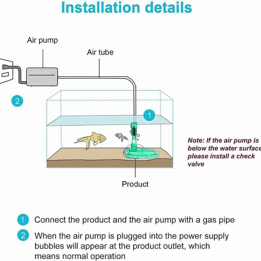 Fish bowl air online pump