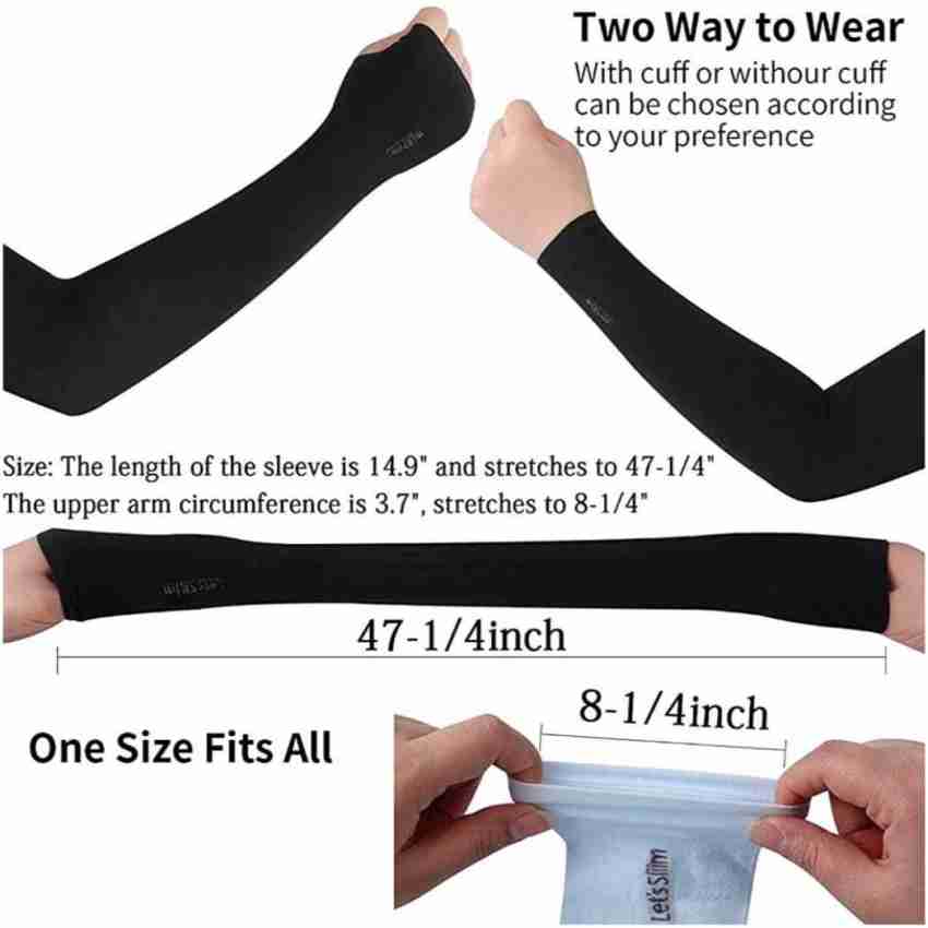 Boldfit Arm Sleeves for Men & Women UV Protection Hand Sleeves With Thumb  for Boys & Girls Sun Protection Sleeves for Men Arm Sleeves for Women for  Running, Hand Cover for Bike