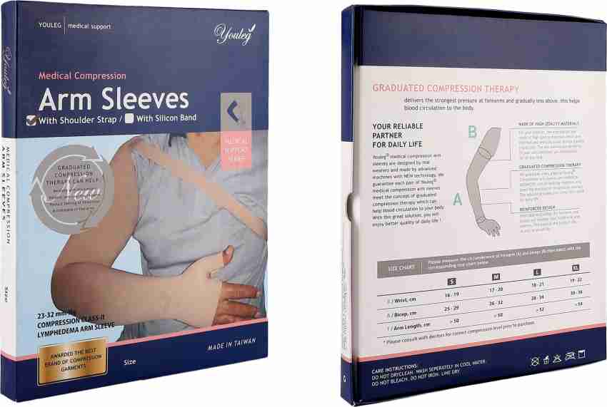 YOULEG Youleg Medical Compression Stockings Arm Sleeves with Shoulder Strap  Women Compression Price in India - Buy YOULEG Youleg Medical Compression  Stockings Arm Sleeves with Shoulder Strap Women Compression online at