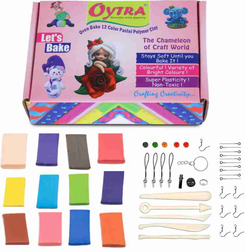 White Polymer Clay Oven Bake for Jewelry Making 125 grams Hard - Oytra