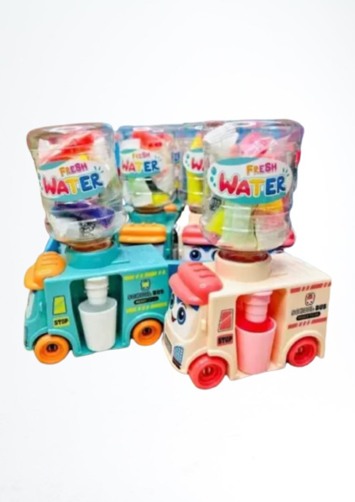 Extraposh Bus Mini Water Dispenser Toy for Kids Boys and Girls