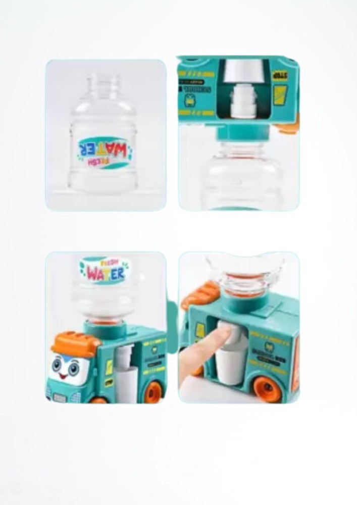 Extraposh Bus Mini Water Dispenser Toy for Kids Boys and Girls