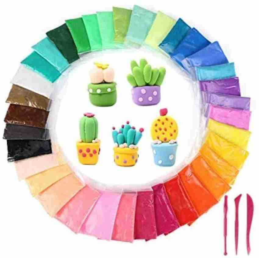 PARIVRIT Air Dry Clay Pack of 12 Colorful Children Soft Clay(Set Of 2) Art  Clay Price in India - Buy PARIVRIT Air Dry Clay Pack of 12 Colorful  Children Soft Clay(Set Of