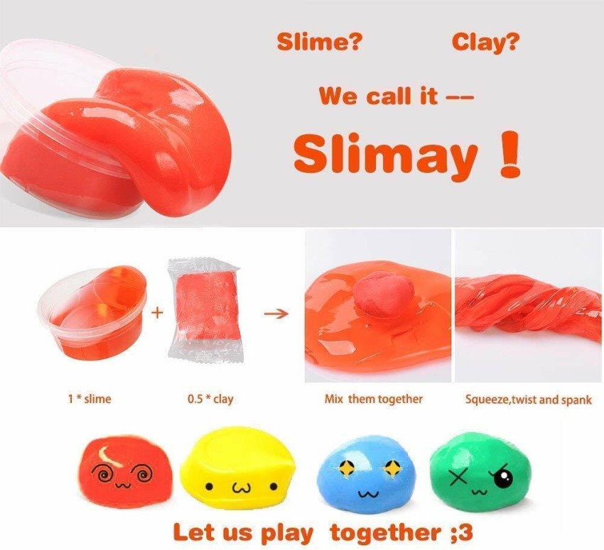 Multicolor Crystal Clay Slime (12 Pcs) at Rs 120/piece in New Delhi