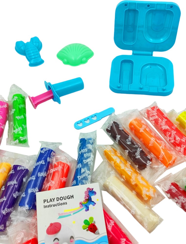 24pcs BOHS Playdough Accessories Tools Free, Clay Plasticine Play