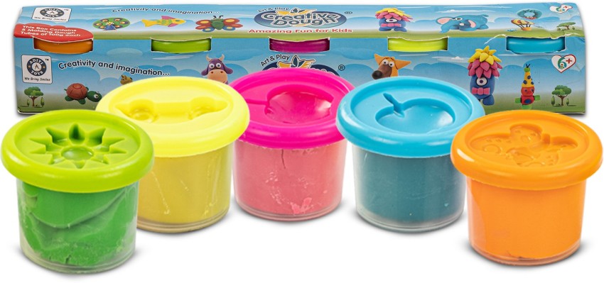 baybee Air Dry Clay Dough Toys for Kids, Arts & Craft with 6 Colors, 4  Shapes (Small) - Air Dry Clay Dough Toys for Kids, Arts & Craft with 6  Colors, 4