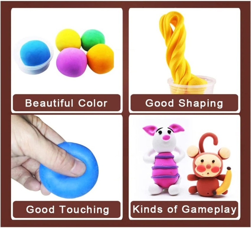 36 Colors Air Dry Magic Clay, Soft & Ultra Light DIY Molding Clay With  Sculpting Tools, Animal Decoration Accessories 