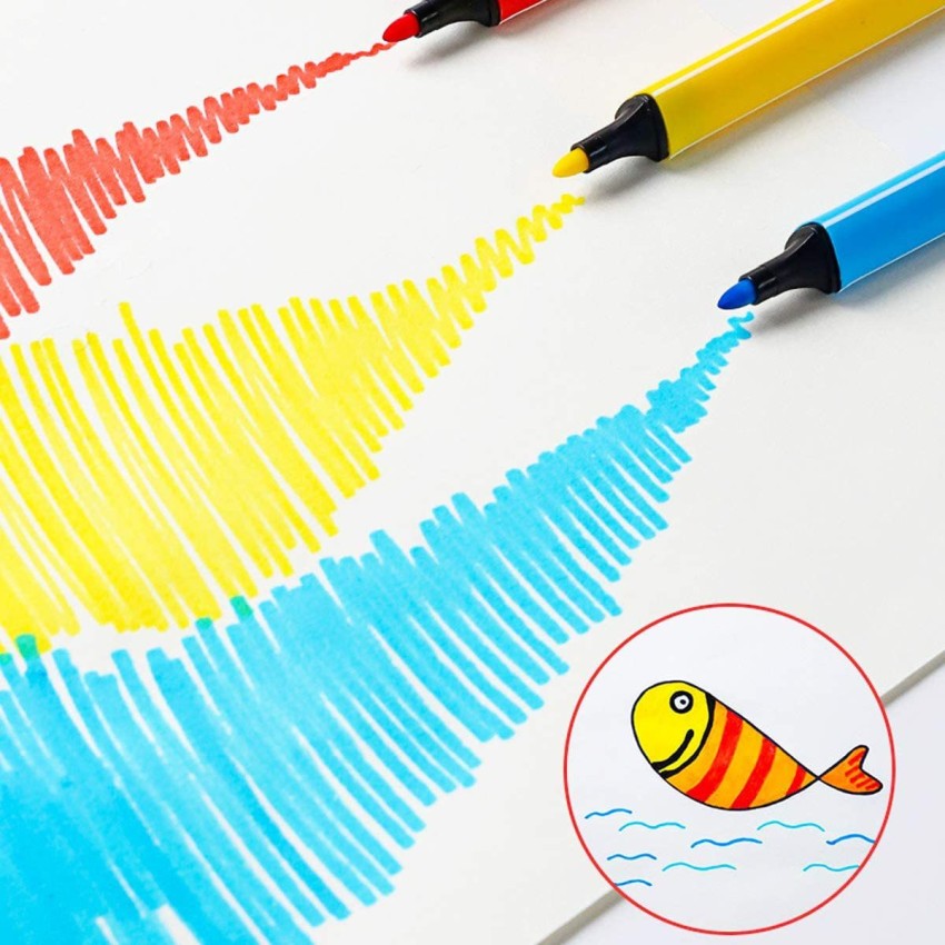 Pulsbery Sketch Pens For Kids (Set of 1, Multicolor) 24 Pc Color Set - Sketch  Pens For Kids (Set of 1, Multicolor) 24 Pc Color Set . Buy Sketch pen  colors for