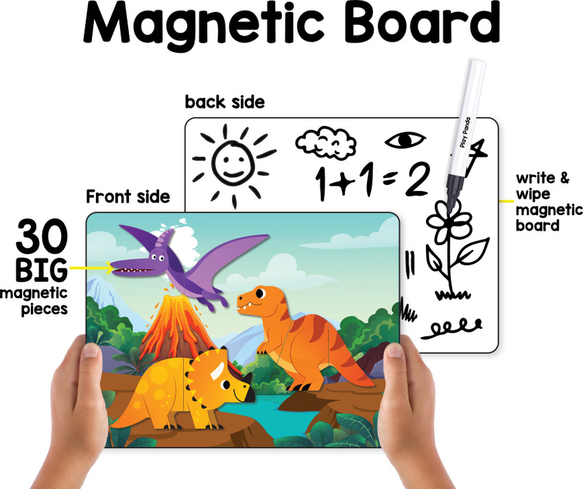 Magnetic Puzzle - Dinolandia (3+)