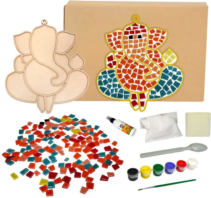 Mosaic Art Creative Kids kit excellent Mosaic by Number 3 designs craft kit