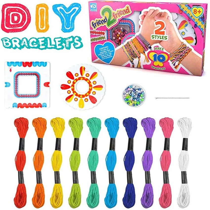 PATPAT Friendship Bracelet Making Kits, Colorful Ropes Gifts for