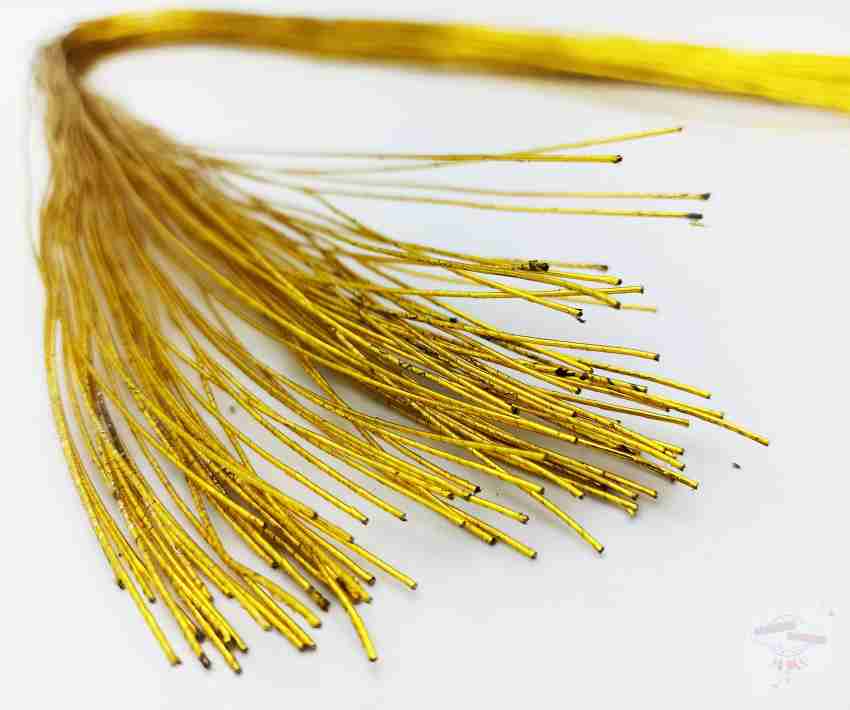 CLOUDED HOBBIES Flexible Craft Wire Golden Width 1 mm Length 29