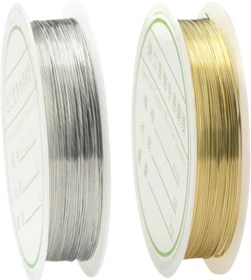 Weariton 0.4 mm Copper Wire Metallic String For Beading Jewellery Making 2 Rolls 0.4 mm Copper Wire Metallic String For Beading Jewellery Making 2 Rolls shop for Weariton products in India. Flipkart.c...