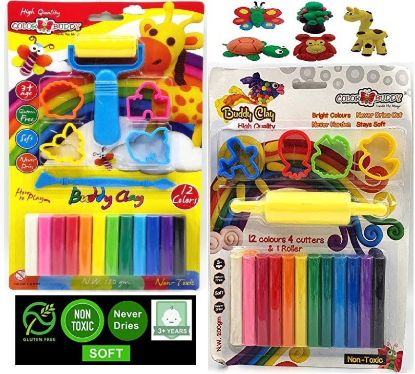 OREE Clay set for kids 1Belan Molding clay + 1Roller Clay kit (Combo) - Clay  set for kids 1Belan Molding clay + 1Roller Clay kit (Combo) . shop for OREE  products in India.