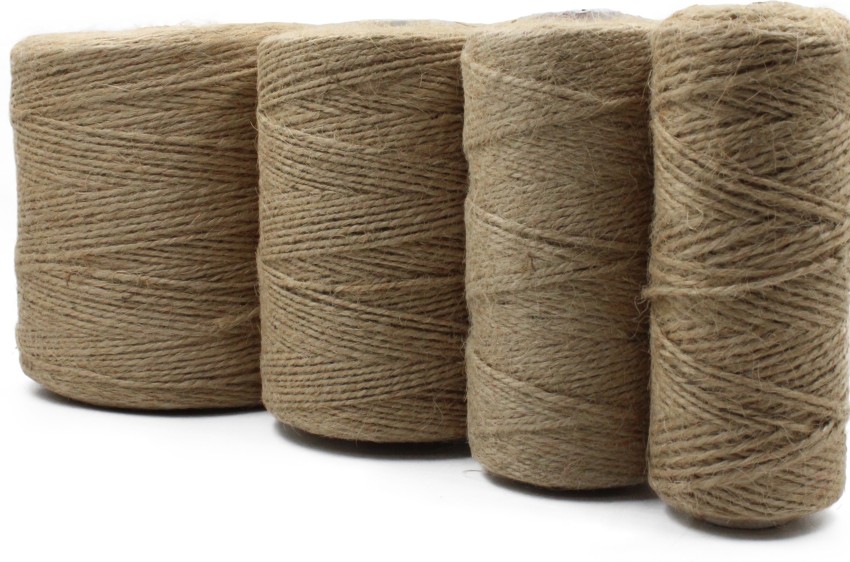 Crocheta Natural 2 Ply 500 m Jute Rope Twine Rope String Thread