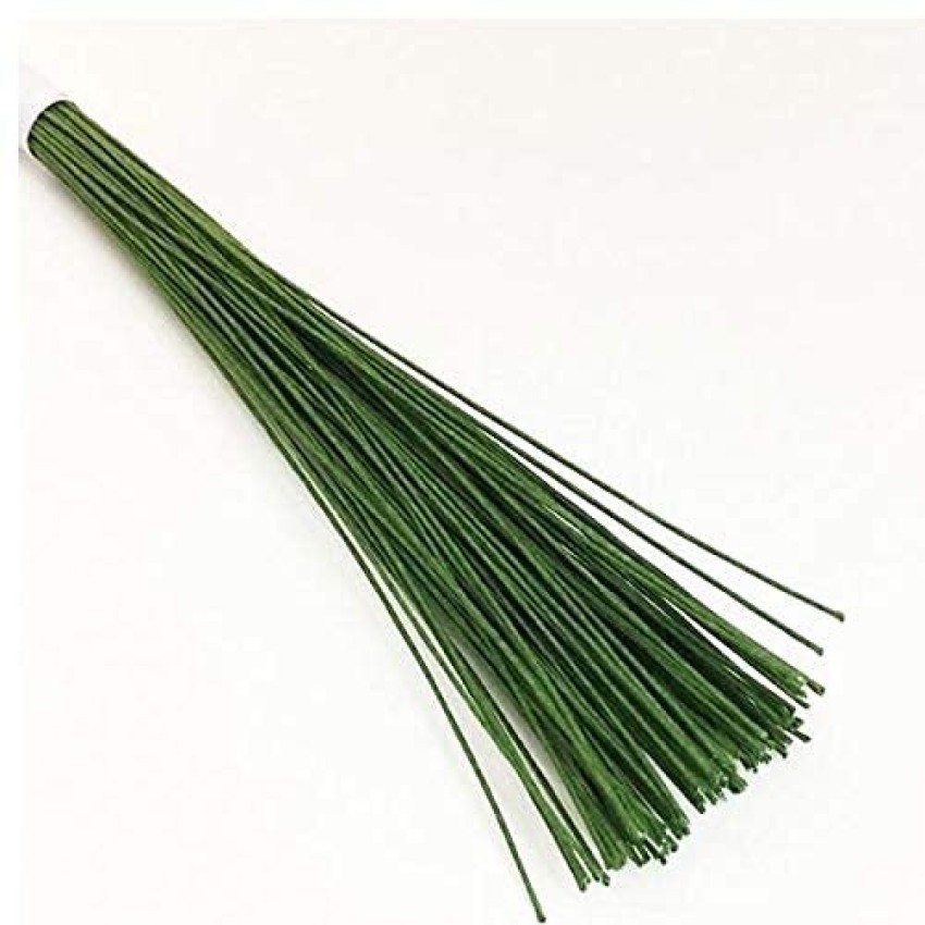 Green Floral Wire, 26 Gauge None x 18'', Craft Supplies from Factory Direct Craft