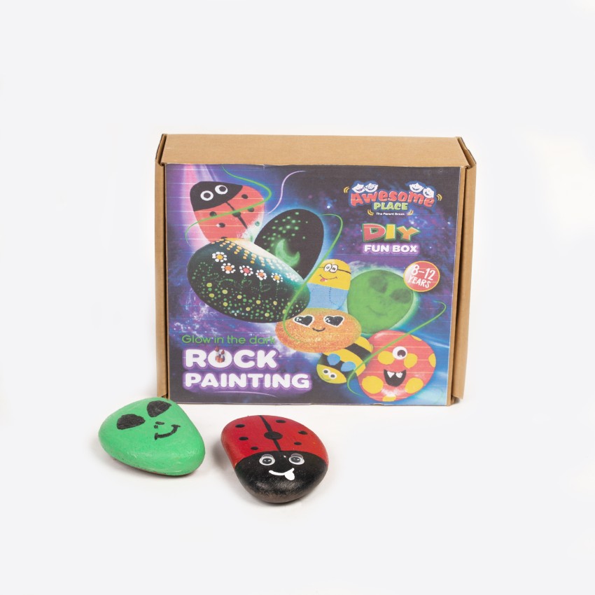 Skillmatics Rock Painting Kit for Kids Art & Craft Creative Activity Fun