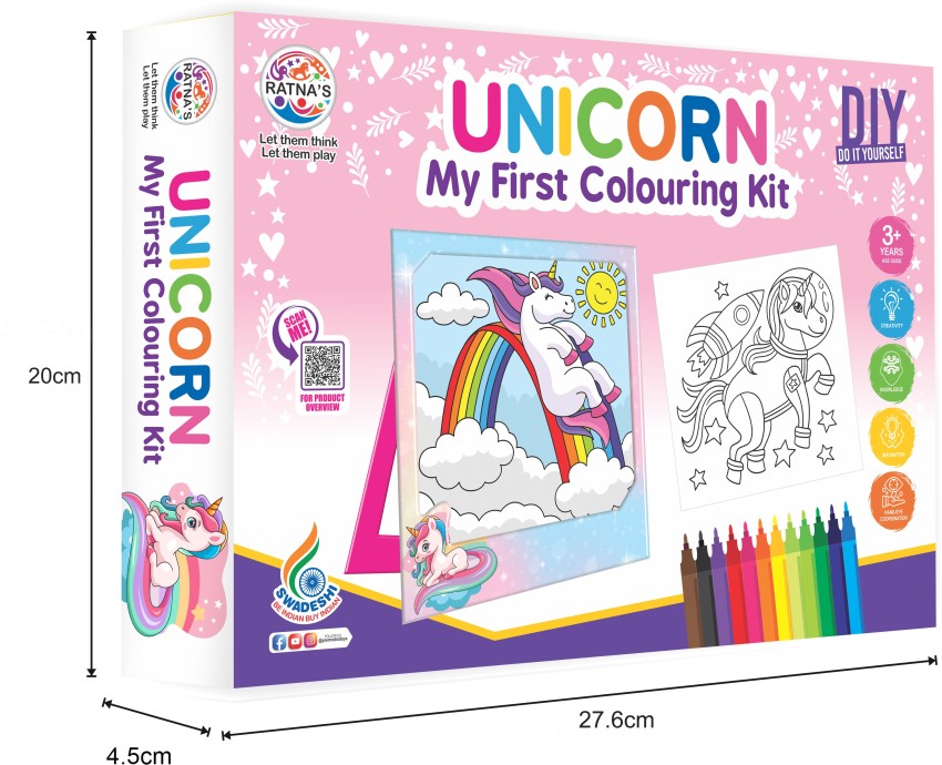 My First Coloring Kit Unicorn Friends